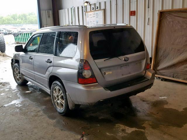 JF1SG66658H712719 - 2008 SUBARU FORESTER S SILVER photo 3