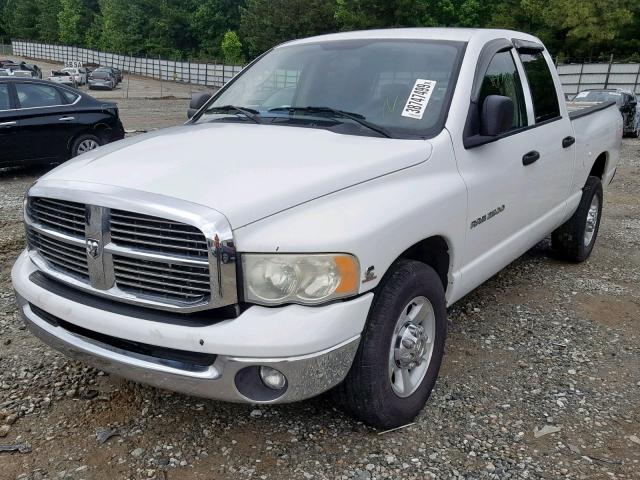 3D7KA28C94G272408 - 2004 DODGE RAM 2500 S WHITE photo 2