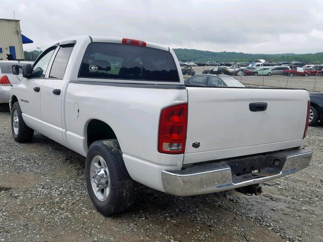 3D7KA28C94G272408 - 2004 DODGE RAM 2500 S WHITE photo 3