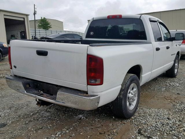 3D7KA28C94G272408 - 2004 DODGE RAM 2500 S WHITE photo 4