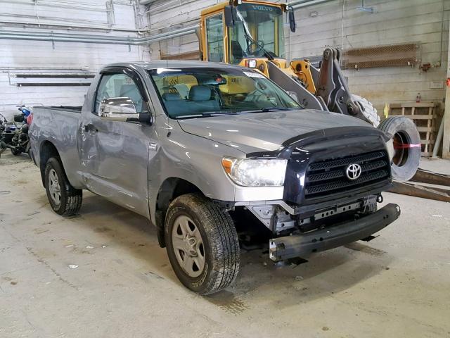 5TFKT52187X001790 - 2007 TOYOTA TUNDRA SILVER photo 1