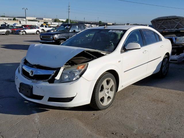 1G8ZS57N08F193415 - 2008 SATURN AURA XE WHITE photo 2