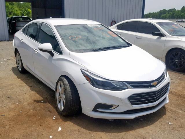 1G1BF5SMXH7253679 - 2017 CHEVROLET CRUZE PREM WHITE photo 1