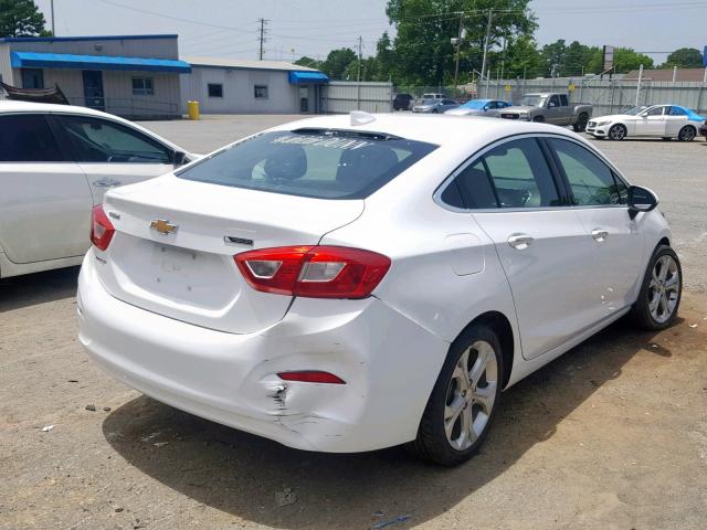 1G1BF5SMXH7253679 - 2017 CHEVROLET CRUZE PREM WHITE photo 4