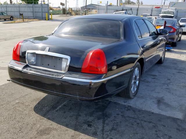 1LNHM84W47Y628252 - 2007 LINCOLN TOWN CAR E BLACK photo 4