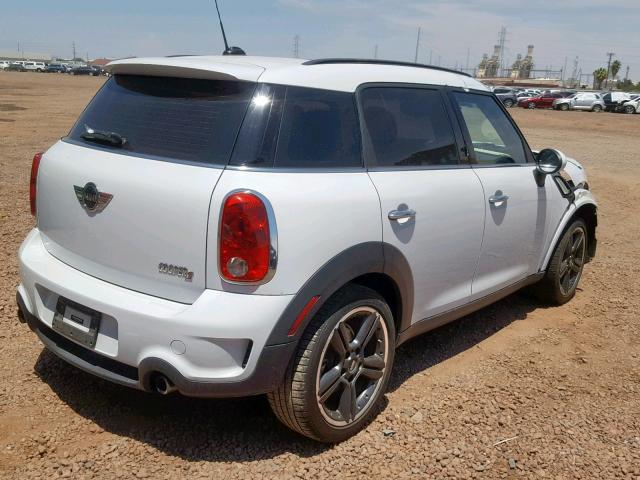 WMWZC3C51DWP20589 - 2013 MINI COOPER S C WHITE photo 4