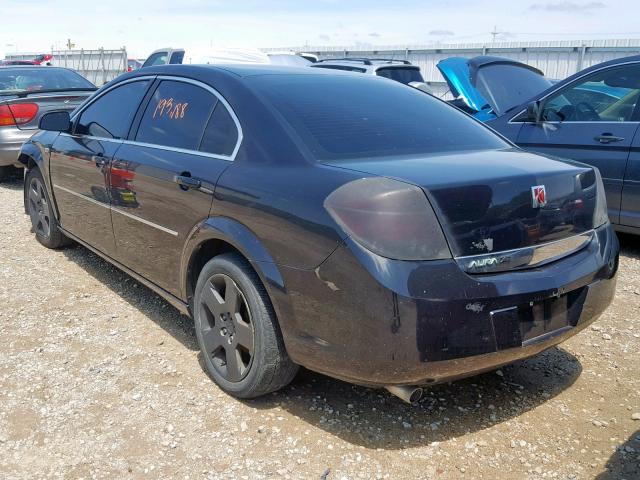 1G8ZS57B68F273551 - 2008 SATURN AURA XE BLACK photo 3