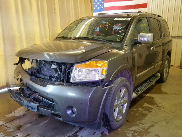 5N1AA0NE2BN604320 - 2011 NISSAN ARMADA PLA GRAY photo 2