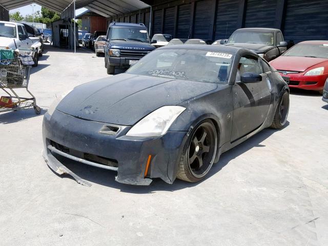 JN1AZ34E35M651644 - 2005 NISSAN 350Z COUPE BLACK photo 2