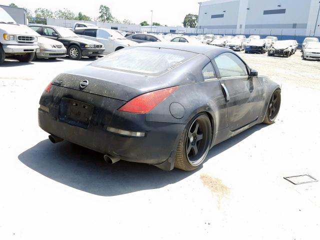 JN1AZ34E35M651644 - 2005 NISSAN 350Z COUPE BLACK photo 4