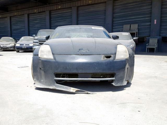 JN1AZ34E35M651644 - 2005 NISSAN 350Z COUPE BLACK photo 9