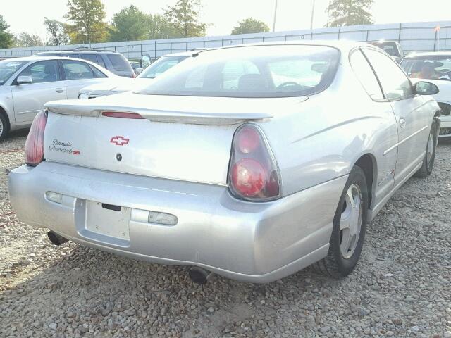 2G1WX15K129241301 - 2002 CHEVROLET MONTE CARL SILVER photo 4