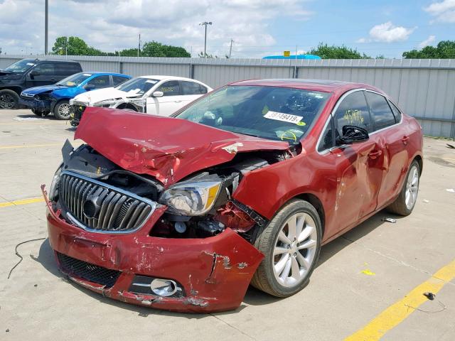 1G4PW5SK9G4143293 - 2016 BUICK VERANO SPO RED photo 2