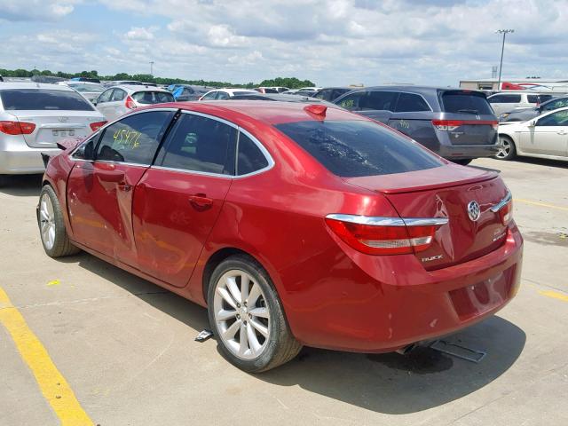 1G4PW5SK9G4143293 - 2016 BUICK VERANO SPO RED photo 3