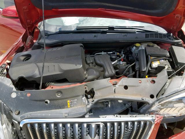 1G4PW5SK9G4143293 - 2016 BUICK VERANO SPO RED photo 7