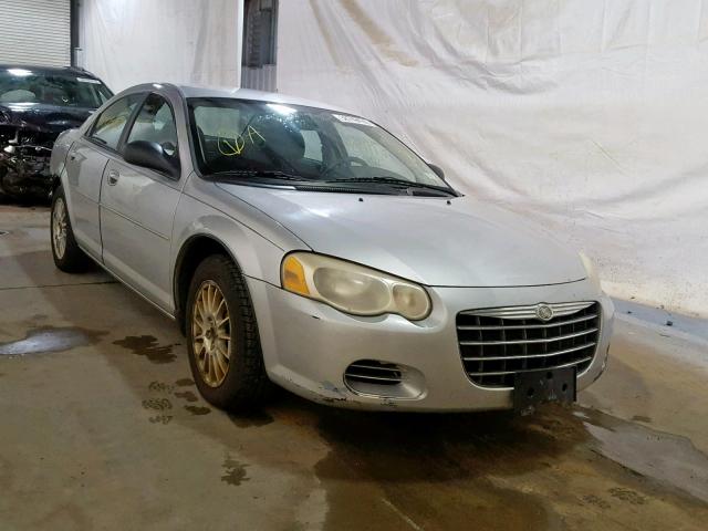 1C3EL46X34N347554 - 2004 CHRYSLER SEBRING LX SILVER photo 1