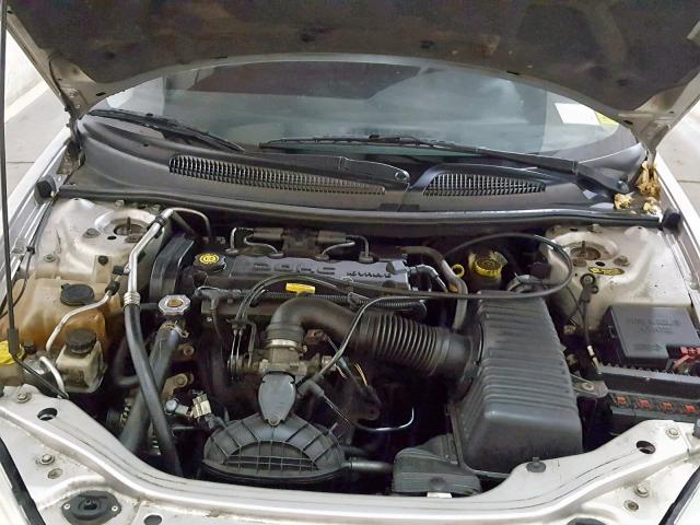 1C3EL46X34N347554 - 2004 CHRYSLER SEBRING LX SILVER photo 7