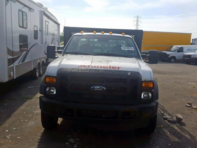 1FDAF56R88EE56943 - 2008 FORD F550 SUPER WHITE photo 6