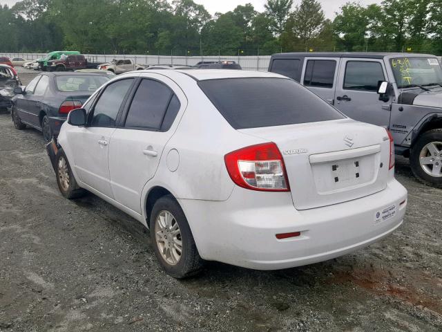 JS2YC5A39C6301017 - 2012 SUZUKI SX4 LE WHITE photo 3