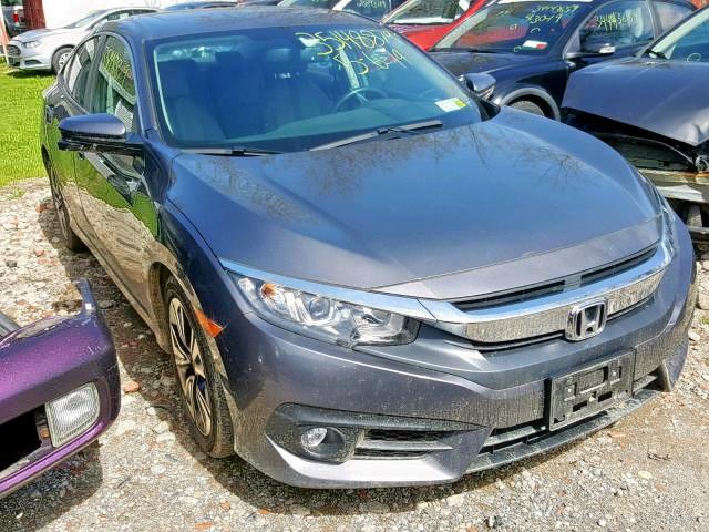 19XFC1F74GE221209 - 2016 HONDA CIVIC EXL GRAY photo 1