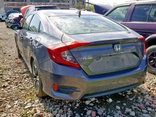 19XFC1F74GE221209 - 2016 HONDA CIVIC EXL GRAY photo 3