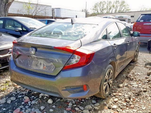 19XFC1F74GE221209 - 2016 HONDA CIVIC EXL GRAY photo 4