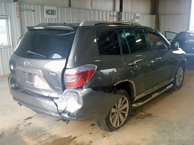 JTEEW44A492036110 - 2009 TOYOTA HIGHLANDER GREEN photo 4