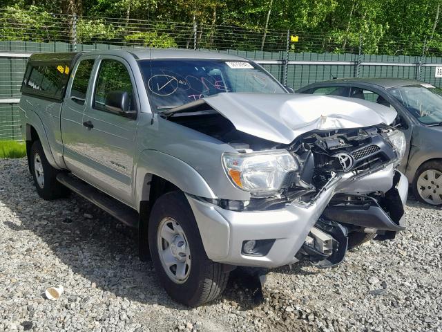 5TFUU4EN7DX082405 - 2013 TOYOTA TACOMA SILVER photo 1