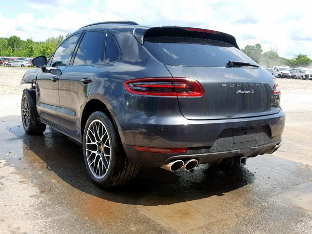 WP1AB2A59JLB36730 - 2018 PORSCHE MACAN S GRAY photo 3