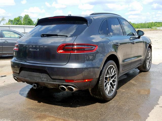 WP1AB2A59JLB36730 - 2018 PORSCHE MACAN S GRAY photo 4