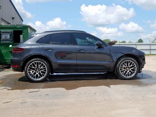 WP1AB2A59JLB36730 - 2018 PORSCHE MACAN S GRAY photo 9