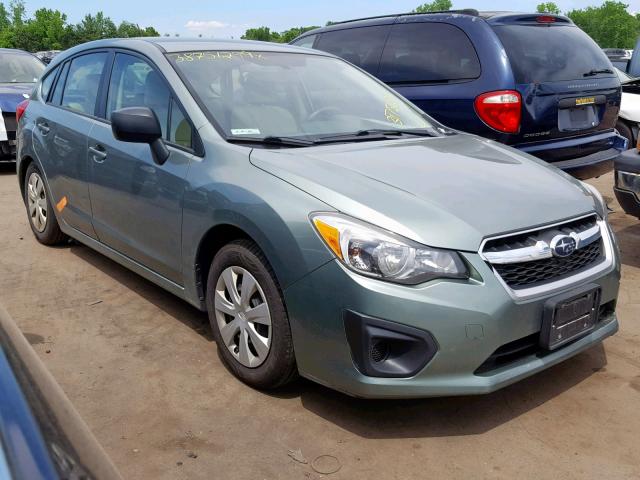 JF1GPAA61E8284742 - 2014 SUBARU IMPREZA GREEN photo 1