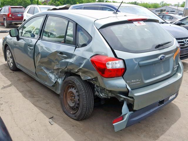 JF1GPAA61E8284742 - 2014 SUBARU IMPREZA GREEN photo 3