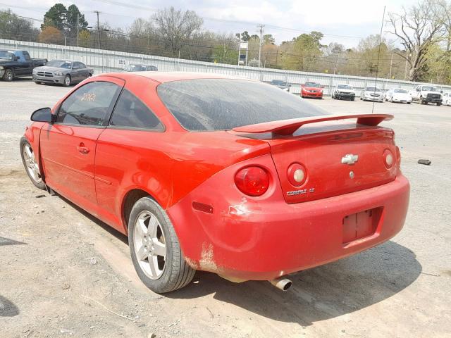 1G1AL15F877179154 - 2007 CHEVROLET COBALT LT RED photo 3