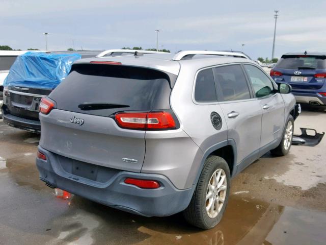 1C4PJLCB0EW162905 - 2014 JEEP CHEROKEE L GRAY photo 4