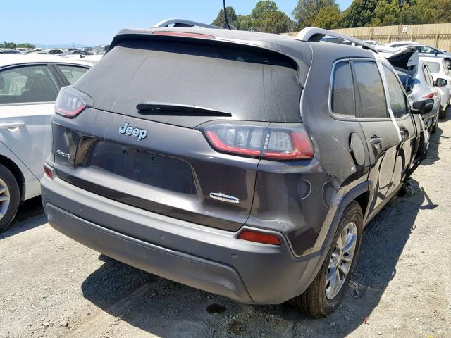 1C4PJMLB8KD314359 - 2019 JEEP CHEROKEE L GRAY photo 4