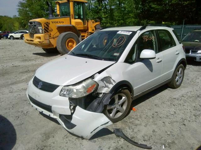 JS2YB413975107340 - 2007 SUZUKI SX4 WHITE photo 2