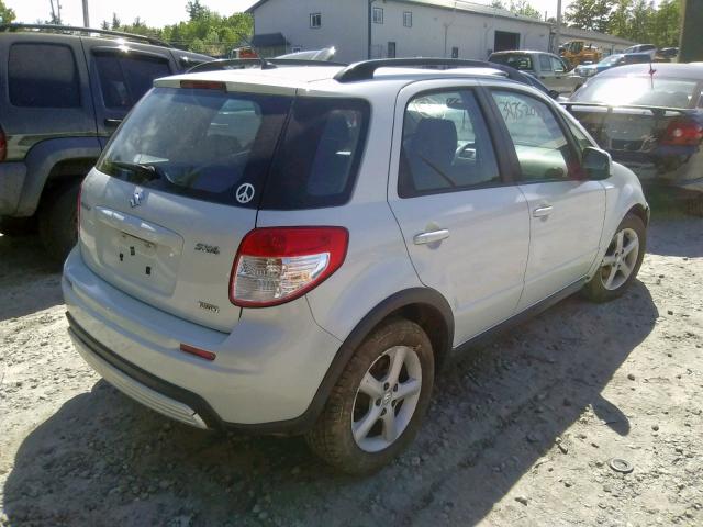 JS2YB413975107340 - 2007 SUZUKI SX4 WHITE photo 4