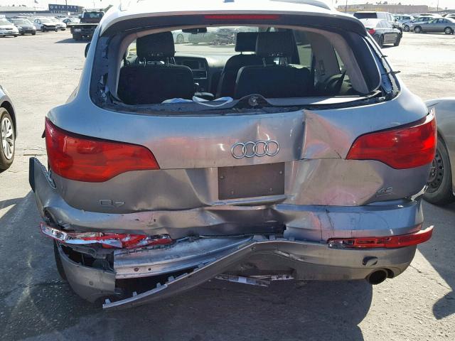 WA1EV74L58D022837 - 2008 AUDI Q7 4.2 QUA GRAY photo 9