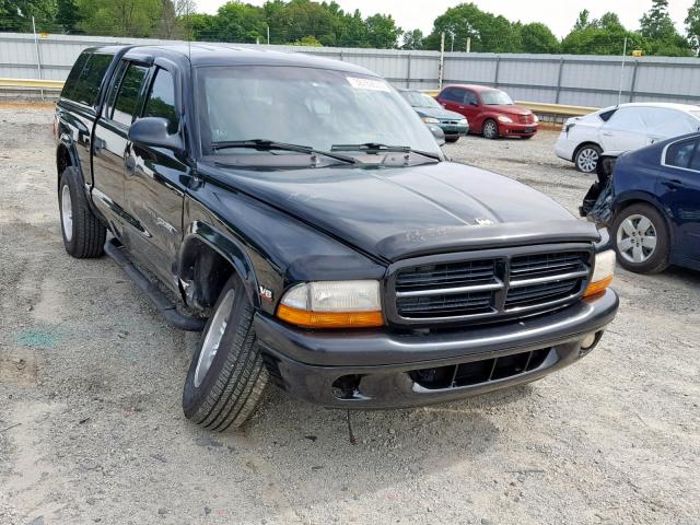 1B7GG2AN9YS769595 - 2000 DODGE DAKOTA QUA BLACK photo 1