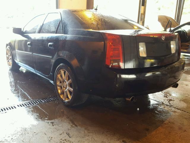 1G6DP577360160110 - 2006 CADILLAC CTS HI FEA BLACK photo 3