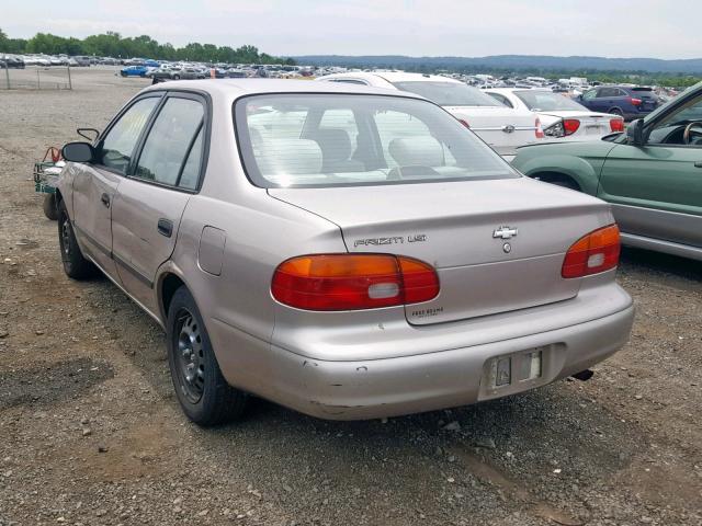 1Y1SK5283XZ420629 - 1999 CHEVROLET GEO PRIZM TAN photo 3