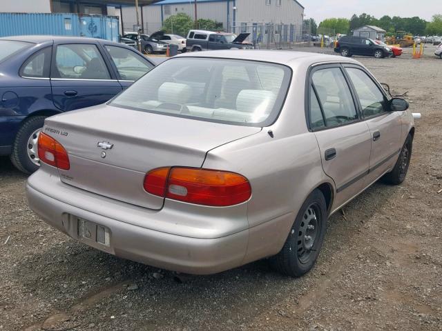 1Y1SK5283XZ420629 - 1999 CHEVROLET GEO PRIZM TAN photo 4