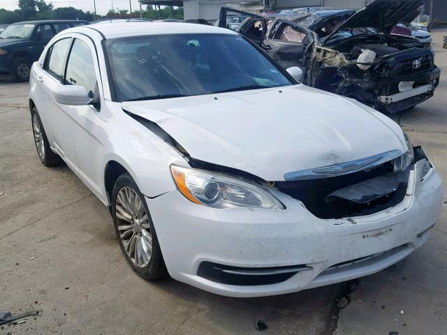 1C3CCBAB5CN152349 - 2012 CHRYSLER 200 LX WHITE photo 1