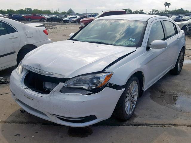 1C3CCBAB5CN152349 - 2012 CHRYSLER 200 LX WHITE photo 2