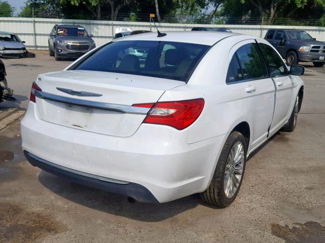 1C3CCBAB5CN152349 - 2012 CHRYSLER 200 LX WHITE photo 4