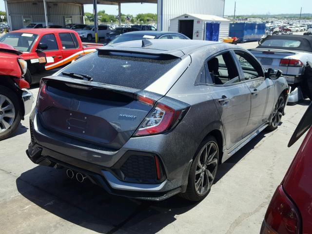 SHHFK7G41JU222716 - 2018 HONDA CIVIC SPOR GRAY photo 4