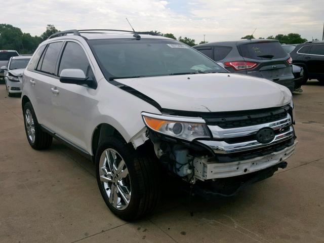 2FMDK3JCXCBA08014 - 2012 FORD EDGE SEL WHITE photo 1