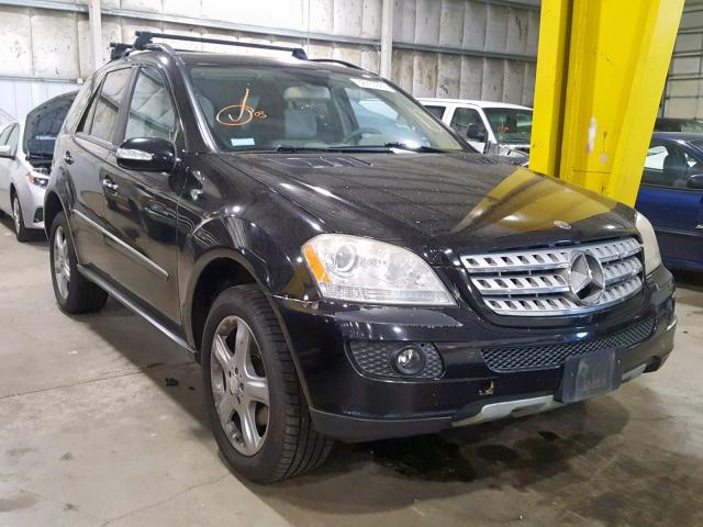 4JGBB86E08A299737 - 2008 MERCEDES-BENZ ML 350 BLACK photo 1