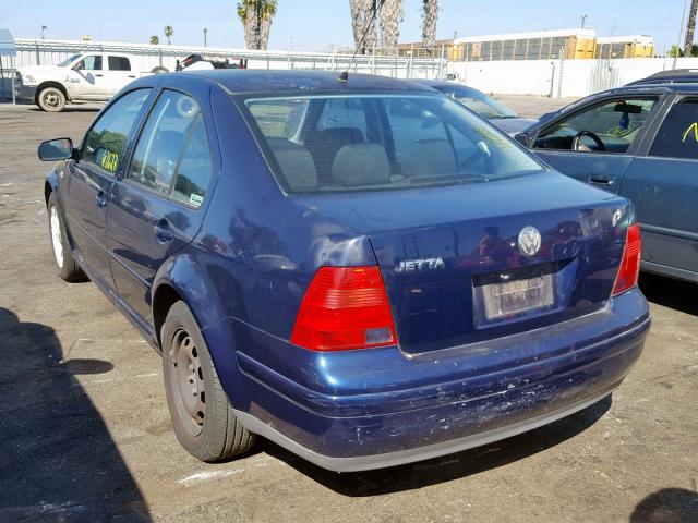 3VWRK69M42M118091 - 2002 VOLKSWAGEN JETTA GL BLUE photo 3